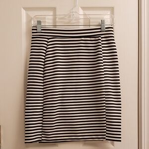 Attention brand Pull-on skirt, black & white stripes